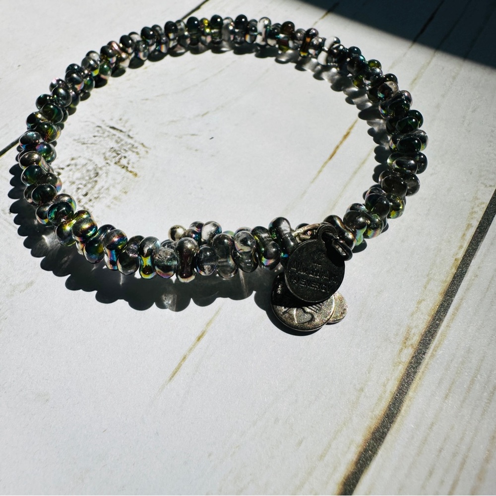 Alex and Ani | FOUR Beaded Bangle Bracelets - Picture 3 of 5
